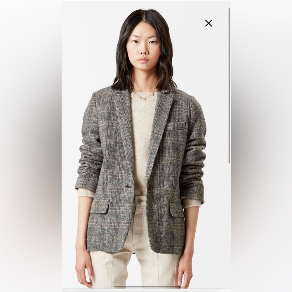 Isabel Marant Etoile herringbone wool blazer size 36